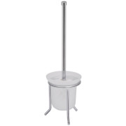 Йоршик для унітазу Kroner KRM Rizze-ACG323 підлоговий хром/білий CV022911