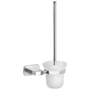 Ершик для унитаза Kroner KRP Graz-C95613 с держателем белый/хром CV035543