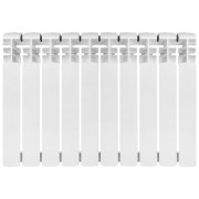Радиатор отопления Kroner Serene 500М 500/80/96 10 секций биметалл белый CV034120