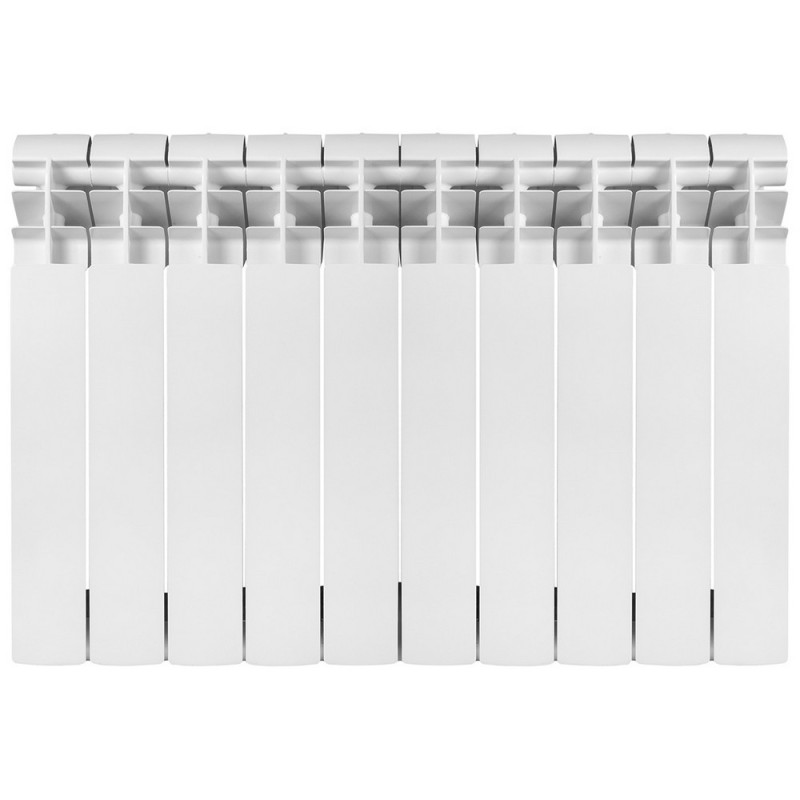 Радиатор отопления Kroner Laura 500М 500/80/96 10 секций биметалл белый CV034122