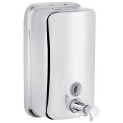 Дозатор для рідкого мила Kroner KRM Rizze-ACC405-8 настінний 800 мл хром CV022962