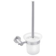 Ершик для унитаза  Kroner KRP Edelstahl Klassisch-ESG3710 с держателем белый/никель CV025648