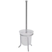 Ершик для унитаза Kroner KRM Rizze-ACG323 напольный хром/белый CV022911