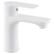 Смеситель для раковины Kroner KRM Fulda-W010 однорычажный белый CV018077