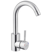 Смеситель для раковины Kroner KRP Edelstahl Klassisch-ESG011 однорычажный никель CV022999