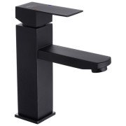 Смеситель для раковины Kroner KRP Edelstahl Kubus-SCH010 однорычажный черный CV023010