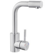 Змішувач для раковини Kroner KRP Edelstahl Klassisch-ESG012 нікель одноважільний CV023008