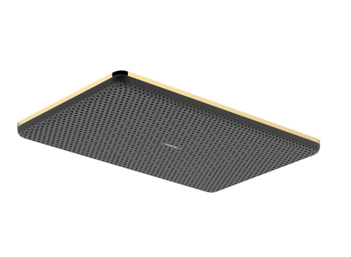 Лійка для верхнього душу Hansgrohe Raindance Alive Q 34х21 см 1 режим золото 24530990