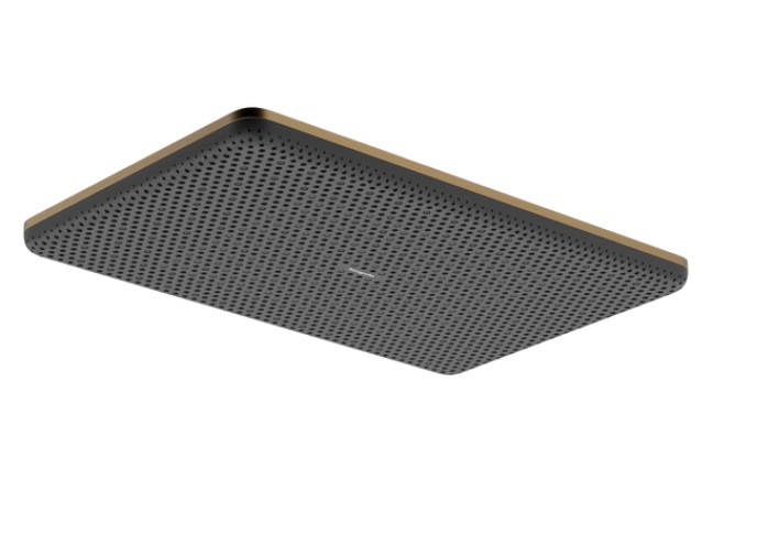 Лійка для верхнього душу Hansgrohe Raindance Alive Q 34х21 см 1 режим EcoSmart бронза 24531140