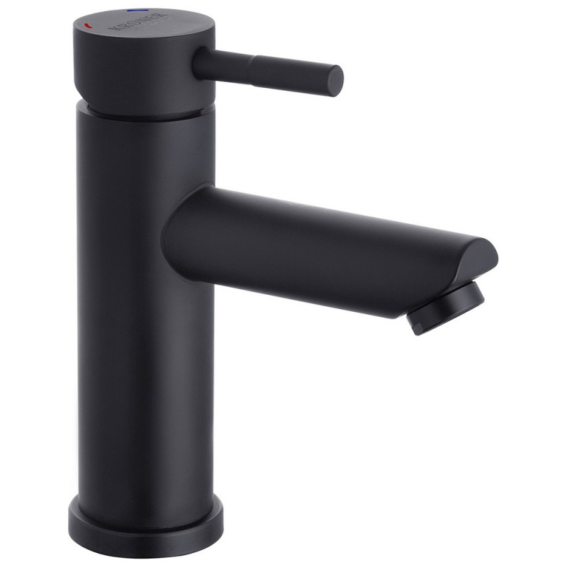 Смеситель для раковины Kroner KRP Edelstahl Klassisch-SCH010 однорычажный черный CV025653