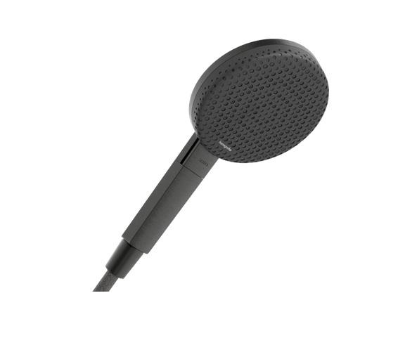 Душова лійка Hansgrohe Raindance Alive Select S 125 3-режимна EcoSmart+ чорний матовий хром 24512340