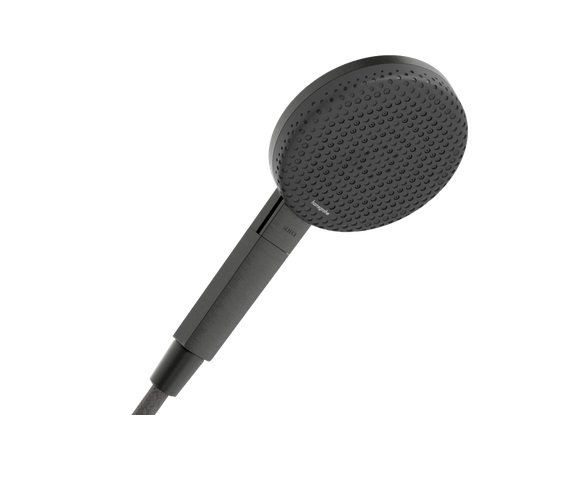 Душова лійка Hansgrohe Raindance Alive Select S 125 3-режимна EcoSmart+ чорний матовий хром 24512340