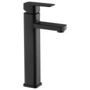 Змішувач для раковини Kroner KRP Edelstahl Kubus-SCH010-3 одноважільний чорний CV031191