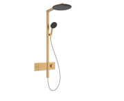 Душова стійка Hansgrohe Raindance Alive S 300 1jet EcoSmart з термостатом ShowerSelect Comfort бронза 24583140