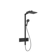 Душова стійка Hansgrohe Raindance Alive Q 210/340 2jet із термостатом ShowerSelect Comfort чорний матовий 24590670