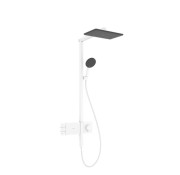 Душова стійка Hansgrohe Raindance Alive Q 210/340 2jet із термостатом ShowerSelect Comfort білий матовий 24590700