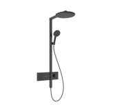 Душова стійка Hansgrohe Raindance Alive S 300 1jet із термостатом ShowerSelect Comfort чорний матовий хром 24582340