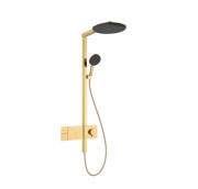 Душова стійка Hansgrohe Raindance Alive S 300 1jet з термостатом ShowerSelect Comfort золото 24582990