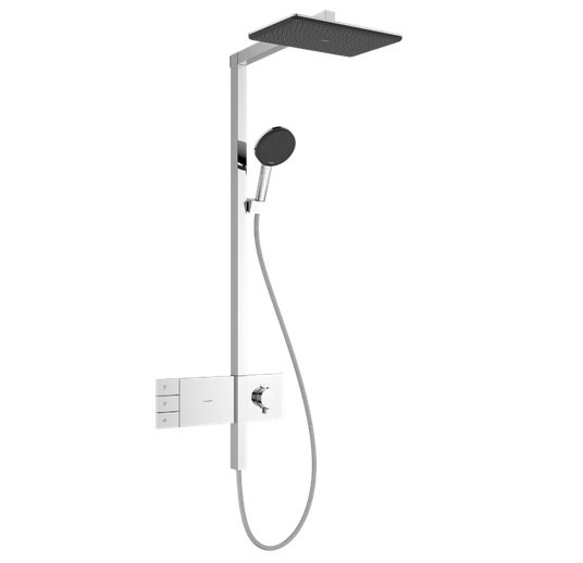 Душова стійка Hansgrohe Raindance Alive Q 210/340 2jet з термостатом ShowerSelect Comfort хром 24590000