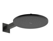 Верхний душ Hansgrohe Raindance Alive S 300 2 режима EcoSmart с держателем черный матовый хром 24541340