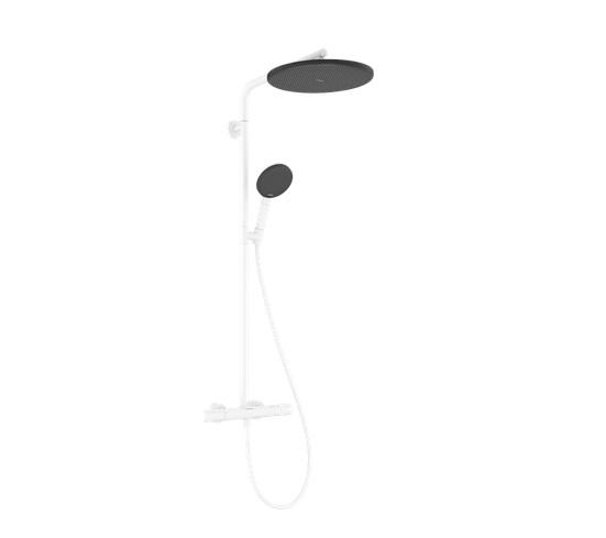 Душевая стойка Hansgrohe Raindance Alive S Puro 300 1jet с термостатом белый матовый 24592700
