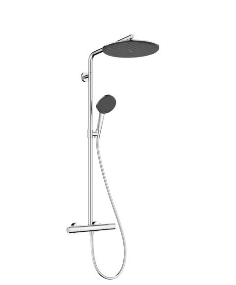 Душевая стойка Hansgrohe Raindance Alive S Puro 300 1jet EcoSmart с термостатом Ecostat Element хром 24593000