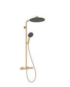 Душевая стойка Hansgrohe Raindance Alive S Puro 300 1jet EcoSmart с термостатом Ecostat Element бронза 24593140