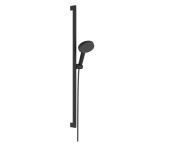 Ручной душ на штанге Hansgrohe Raindance Alive Select S 90 см 3 режима EcoSmart черный матовый 24601670