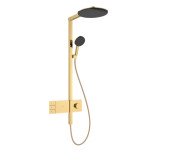 Душова стійка Hansgrohe Raindance Alive S 300 2jet EcoSmart з термостатом золото 24596990
