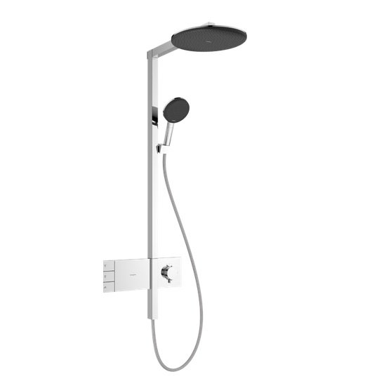 Душова стійка Hansgrohe Raindance Alive S 300 2jet з термостатом ShowerSelect Comfort хром 24595000