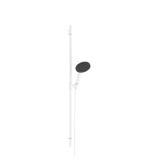 Ручной душ на штанге Hansgrohe Raindance Alive Select S 90 см 3 режима EcoSmart белый матовый 24603700