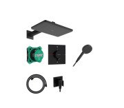 Душова система прихованого монтажу Hansgrohe Raindance Alive Q 210/340 1jet чорний матовий 24620670