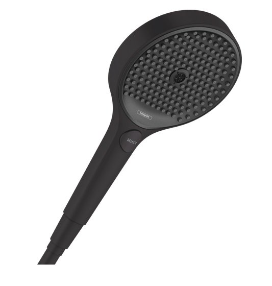 Душова лійка Hansgrohe Rainfinity 130 3-режимна EcoSmart+ чорний матовий 26862670