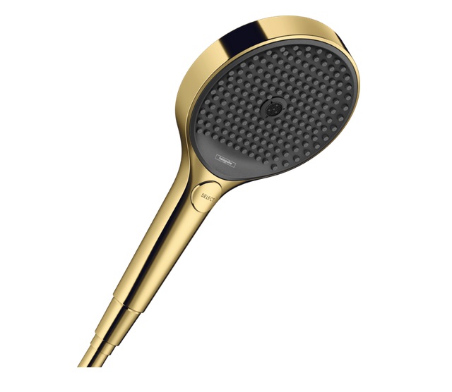 Душова лійка Hansgrohe Rainfinity 130 3-режимна EcoSmart+ золото 26862990