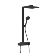 Душова стійка Hansgrohe Raindance E 300 1jet EcoSmart із термостатом ShowerTablet чорний матовий 27362670