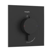 Термостат для душа скрытого монтажа Hansgrohe Ecostat Comfort E 1 потребитель черный матовый 33710670