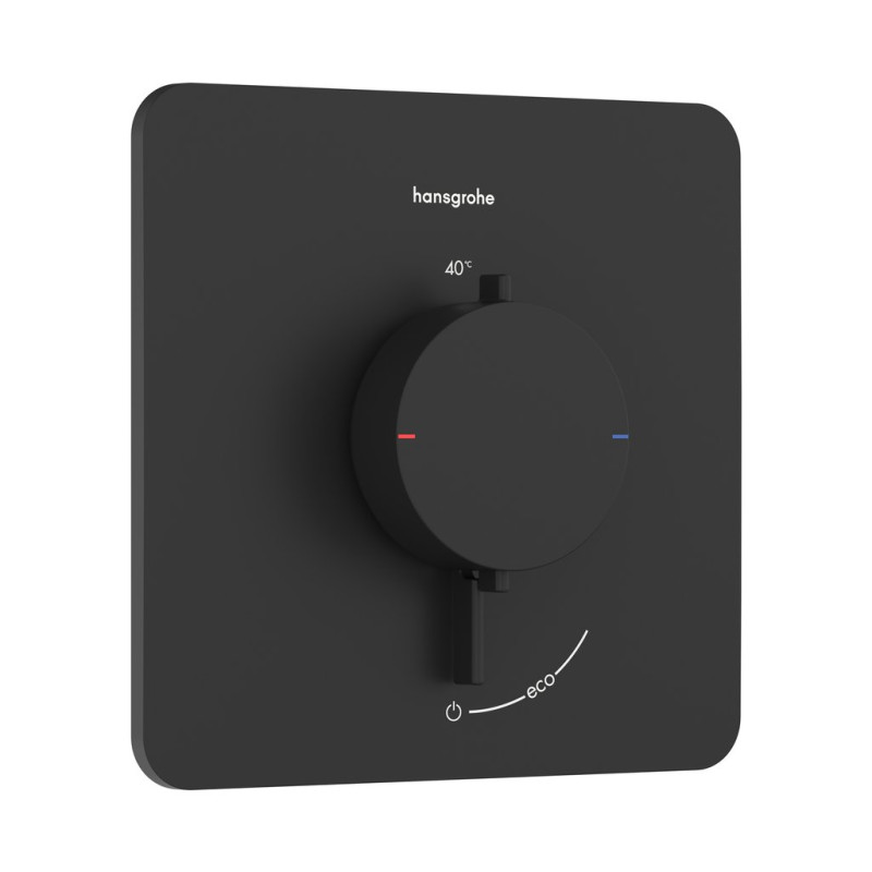 Термостат для душу прихованого монтажу Hansgrohe Ecostat Comfort Q 2 споживача чорний матовий 33713670