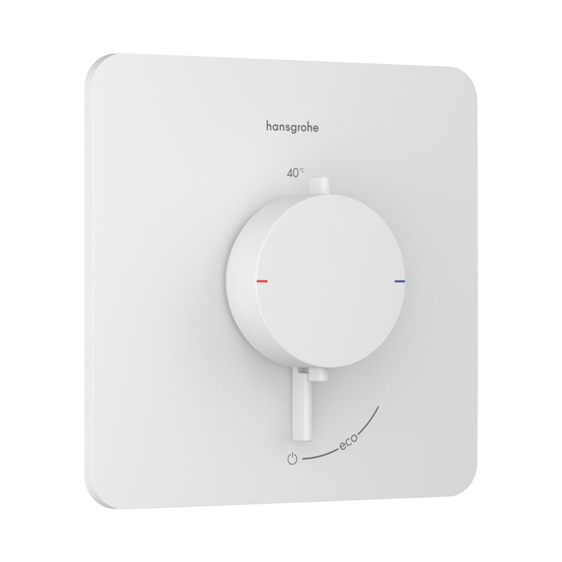 Термостат для душу прихованого монтажу Hansgrohe Ecostat Comfort Q 2 споживача білий матовий 33713700