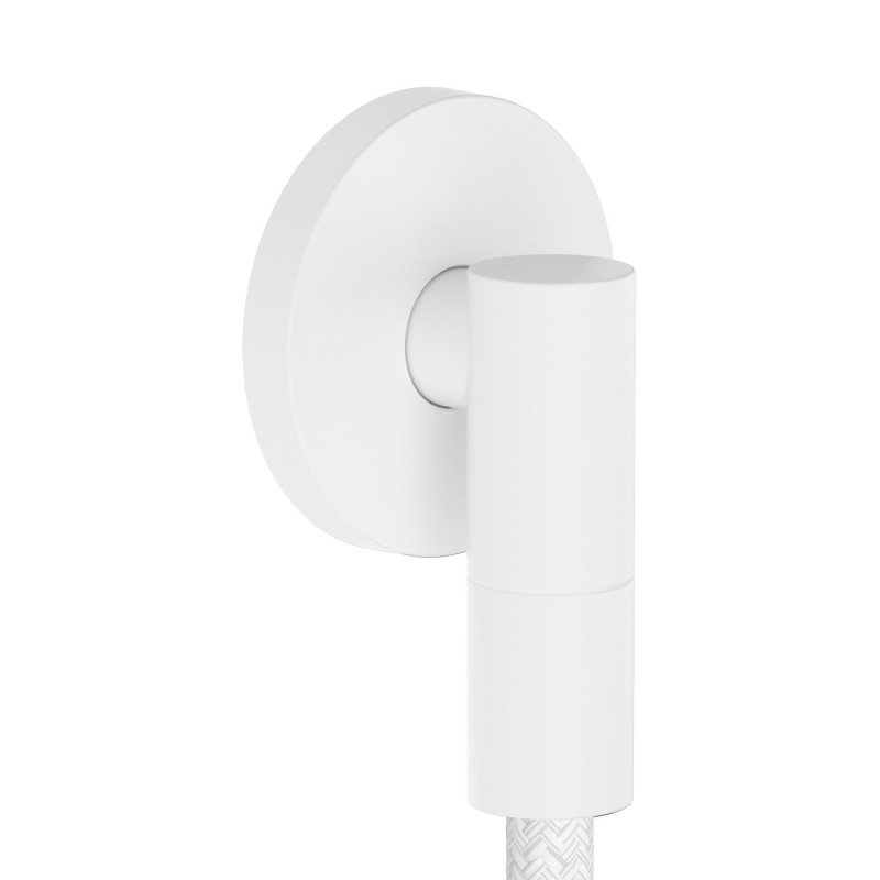 Шланговое подсоединение Hansgrohe FixFit Fine S с обратным клапаном белый матовый 28882700