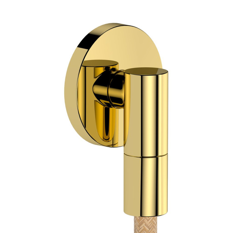 Шланговое подсоединение Hansgrohe FixFit Fine S с обратным клапаном золото 28882990