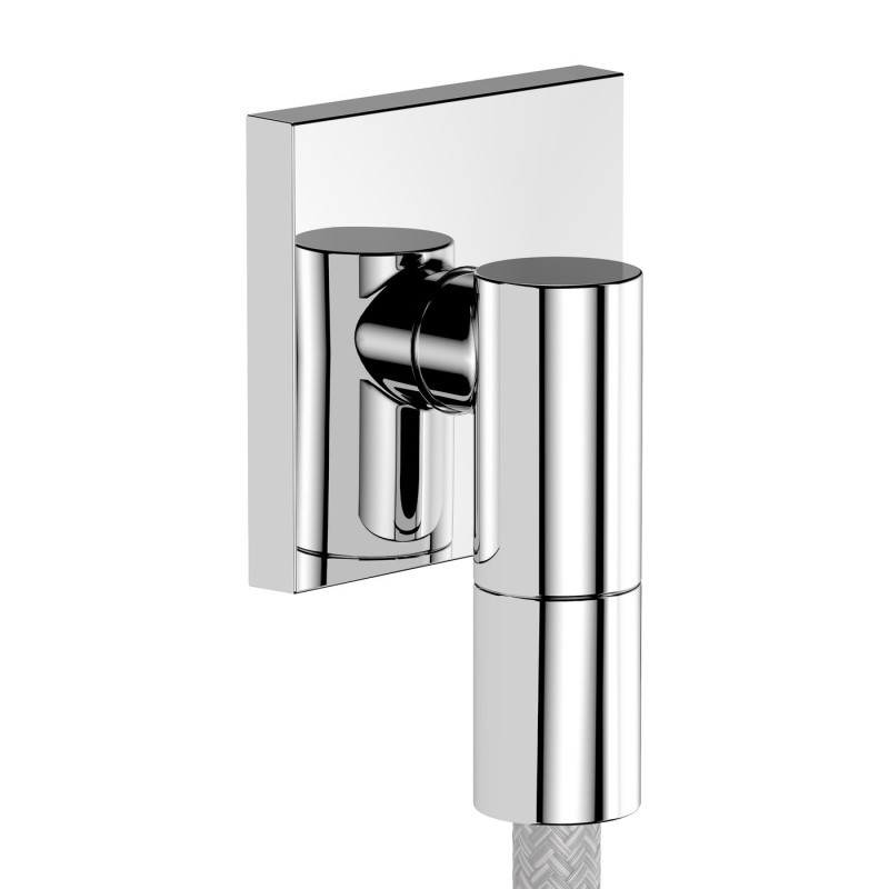 Шланговое подсоединение Hansgrohe FixFit Fine Е с обратным клапаном хром 28883000