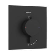 Термостат для душа скрытого монтажа Hansgrohe Ecostat Comfort E 1 потребитель черный матовый 33710670