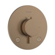 Термостат для душа скрытого монтажа Hansgrohe Ecostat Comfort S 2 потребителя бронза 33715140