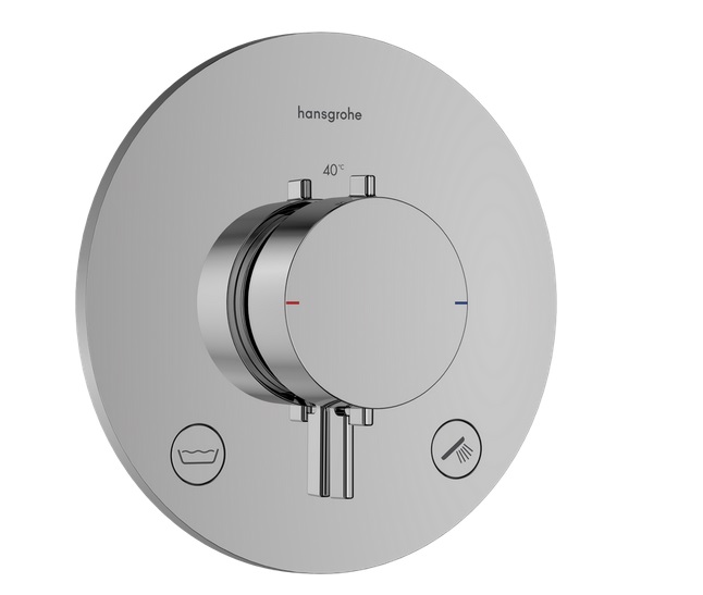 Термостат для душа скрытого монтажа Hansgrohe Ecostat Comfort S 2 потребителя хром 33718000