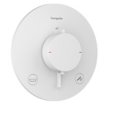 Термостат для душа скрытого монтажа Hansgrohe Ecostat Comfort S 2 потребителя белый матовый 33718700