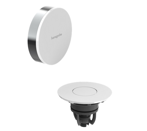 Зовнішня частина для зливу та переливу для ванни Hansgrohe Flexaplus білий/хром 58187000