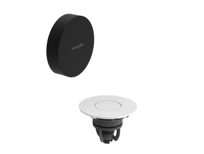 Внешняя часть для слива и перелива для ванны Hansgrohe Flexaplus белый/черный матовый 58187670