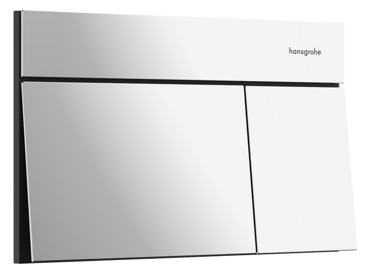 Кнопка змиву для унітазу Hansgrohe iFrame Element E подвійний змив метал хром 66003000