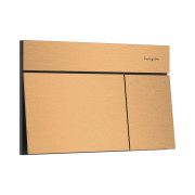 Кнопка смыва для унитаза Hansgrohe iFrame Element E двойной смыв металл бронза шлифованная 66003140