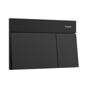 Кнопка смыва для унитаза Hansgrohe iFrame Element E двойной смыв металл черный матовый 66003670